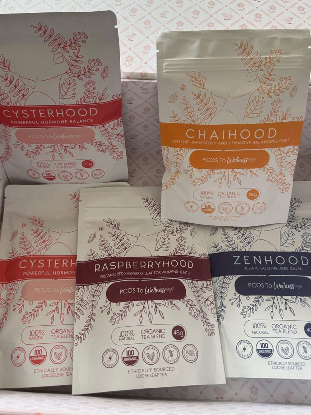 PCOS Hormone Support Teas - UNOPENED